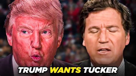 Trump says he'd consider Tucker Carlson as running mate